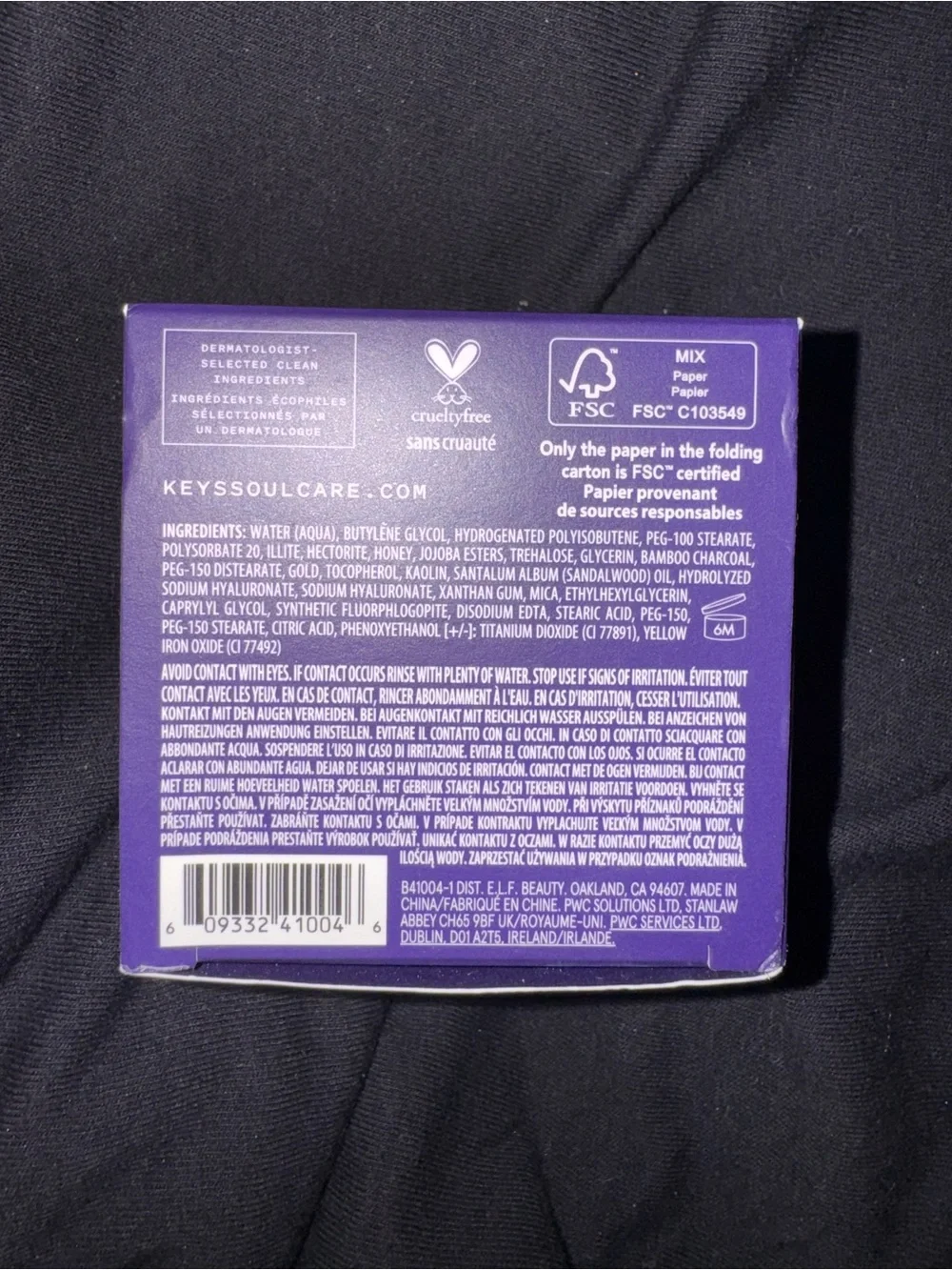 KEYS Soulcare Harmony Mask - NEW - Picture 4 of 4